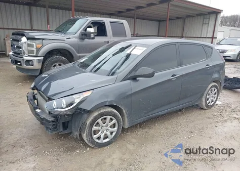 2012 Hyundai Accent Gs from USA, damaged, VIN KMHCT5AE7CU021853